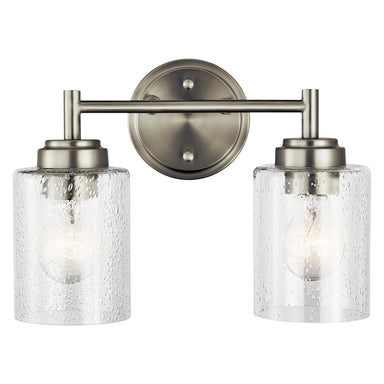 Kichler Canada - Two Light Bath - Winslow - Brushed Nickel- Union Lighting Luminaires Decor