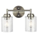 Kichler Canada - Two Light Bath - Winslow - Brushed Nickel- Union Lighting Luminaires Decor