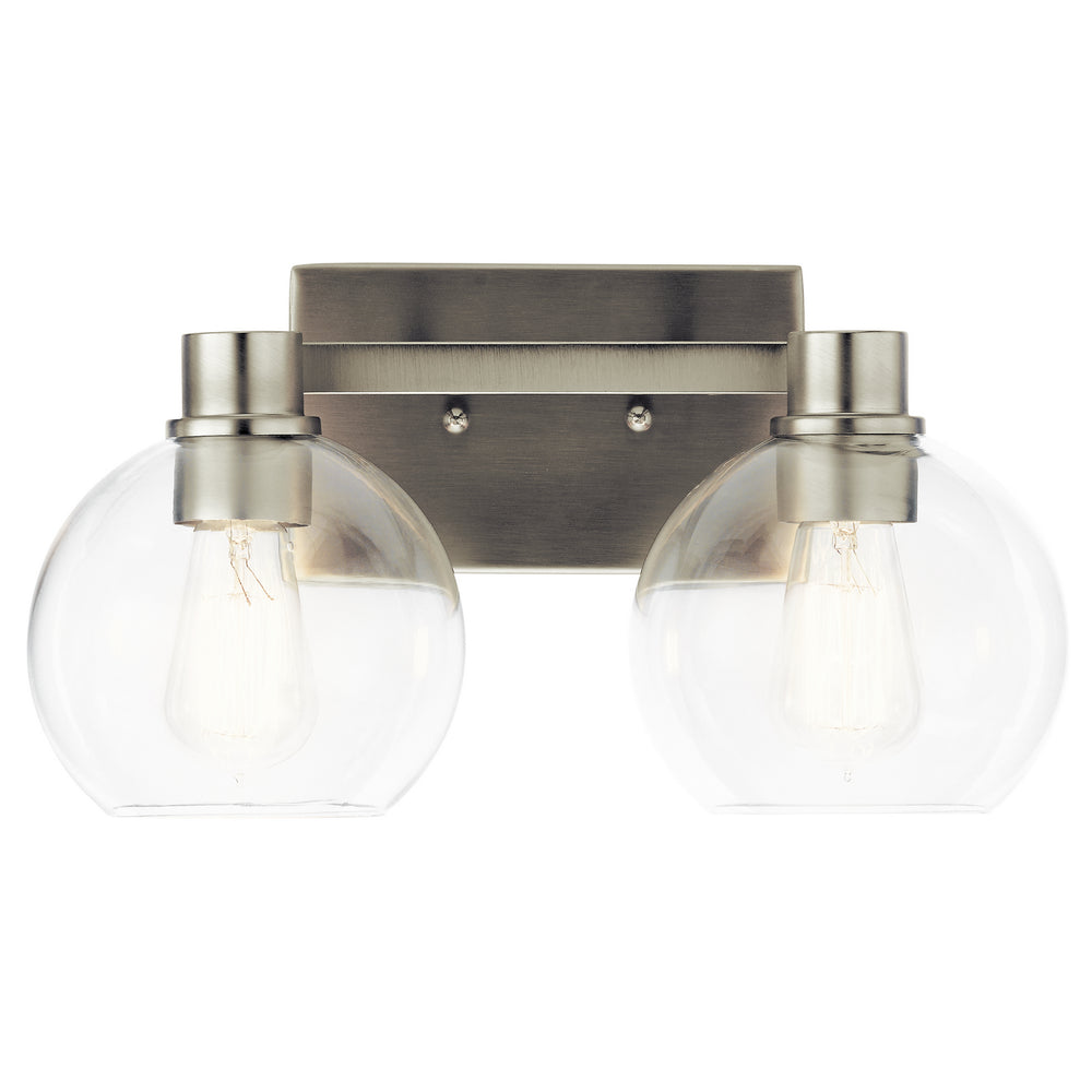 Kichler Canada - Two Light Bath - Harmony - Brushed Nickel- Union Lighting Luminaires Decor