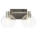 Kichler Canada - Two Light Bath - Harmony - Brushed Nickel- Union Lighting Luminaires Decor