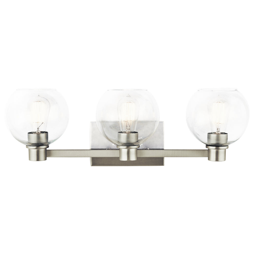 Kichler Canada - Three Light Bath - Harmony - Brushed Nickel- Union Lighting Luminaires Decor
