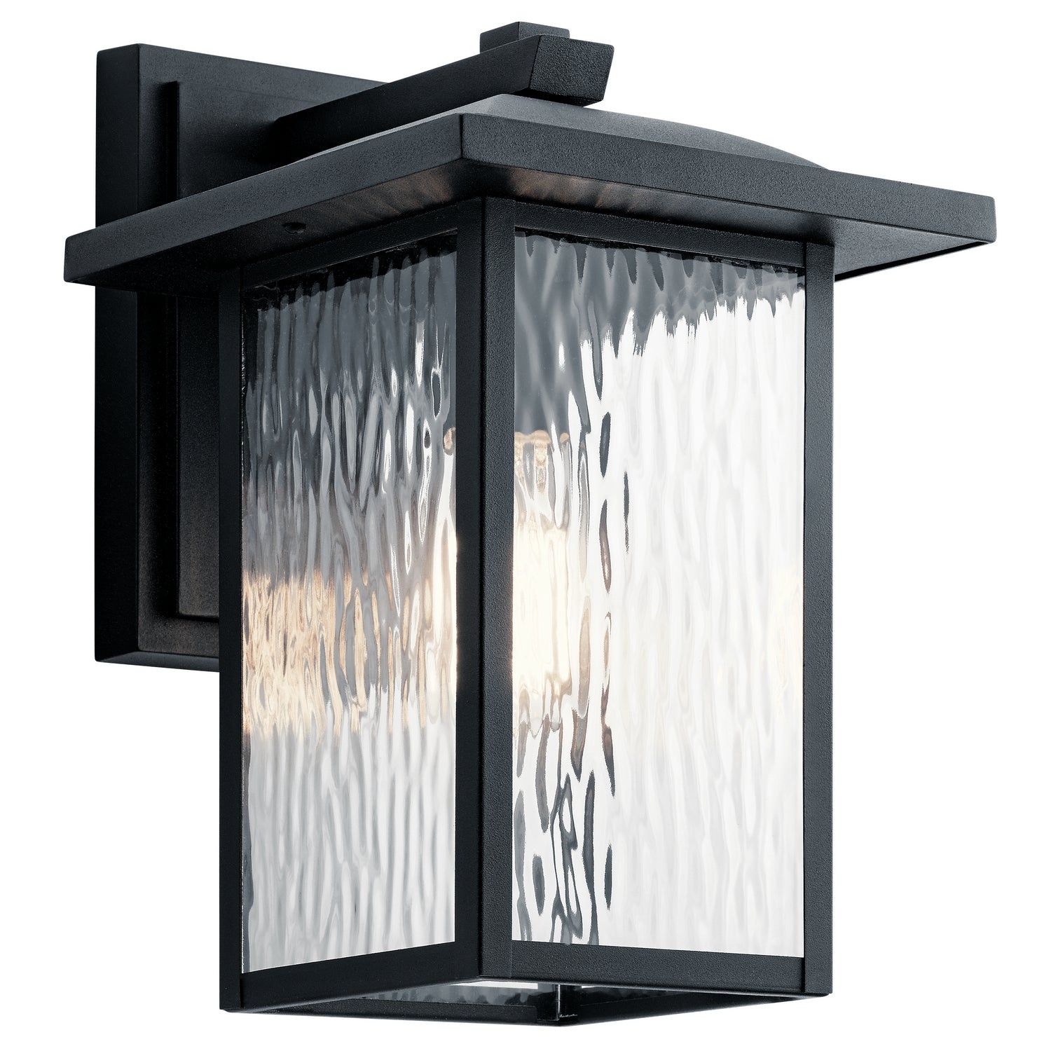 Kichler Canada - One Light Outdoor Wall Mount - Capanna - Textured Black- Union Lighting Luminaires Decor