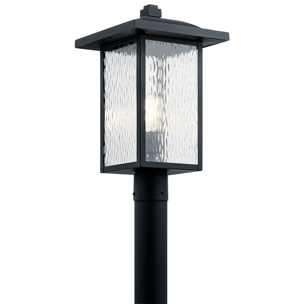 Kichler Canada - One Light Outdoor Post Mount - Capanna - Textured Black- Union Lighting Luminaires Decor