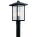Kichler Canada - One Light Outdoor Post Mount - Capanna - Textured Black- Union Lighting Luminaires Decor