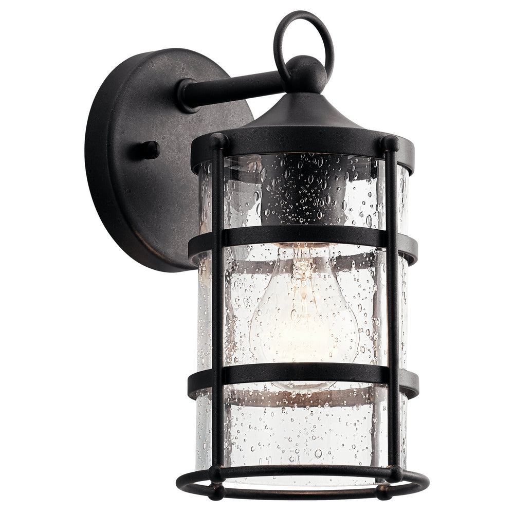 Kichler Canada - One Light Outdoor Wall Mount - Mill Lane - Anvil Iron- Union Lighting Luminaires Decor