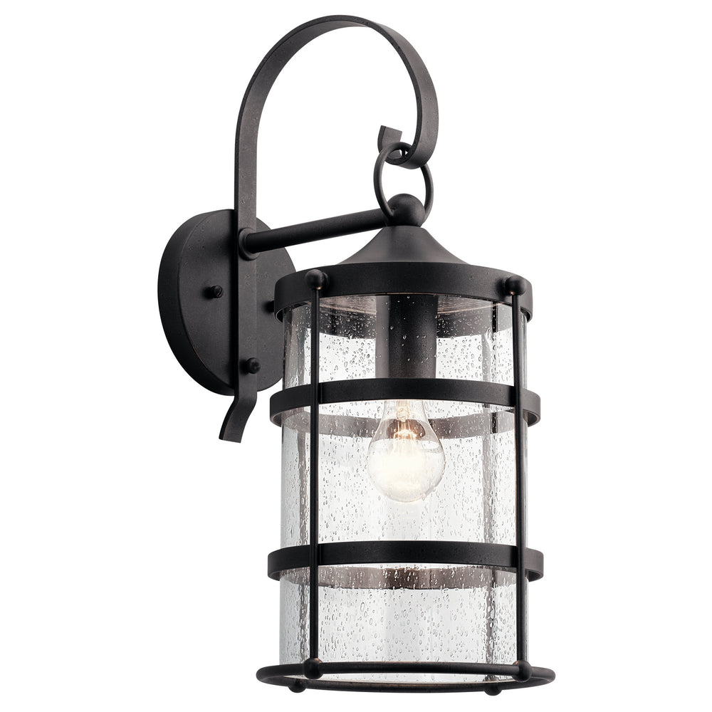 Kichler Canada - One Light Outdoor Wall Mount - Mill Lane - Anvil Iron- Union Lighting Luminaires Decor
