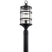 Kichler Canada - One Light Outdoor Post Mount - Mill Lane - Anvil Iron- Union Lighting Luminaires Decor