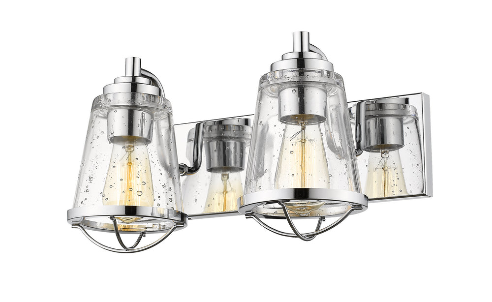 Z-Lite Canada - Two Light Vanity - Mariner - Chrome- Union Lighting Luminaires Decor