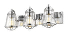 Z-Lite Canada - Three Light Vanity - Mariner - Chrome- Union Lighting Luminaires Decor