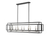 Z-Lite Canada - Ten Light Island Pendant - Titania - Black / Brushed Nickel- Union Lighting Luminaires Decor