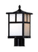 Maxim - One Light Outdoor Pole/Post Lantern - Coldwater - Black- Union Lighting Luminaires Decor