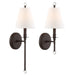 Crystorama - One Light Wall Sconce - Riverdale - Dark Bronze- Union Lighting Luminaires Decor