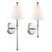 Crystorama - One Light Wall Sconce - Riverdale - Polished Nickel- Union Lighting Luminaires Decor