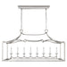 Visual Comfort Signature Canada - Eight Light Linear Pendant - Darlana Fancy - Polished Nickel- Union Lighting Luminaires Decor
