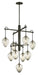 Troy Lighting Canada - Nine Light Chandelier - Brixton - Graphite/Black Chrome- Union Lighting Luminaires Decor