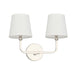 Capital Lighting - Two Light Vanity - Dawson - Polished Nickel- Union Lighting Luminaires Decor
