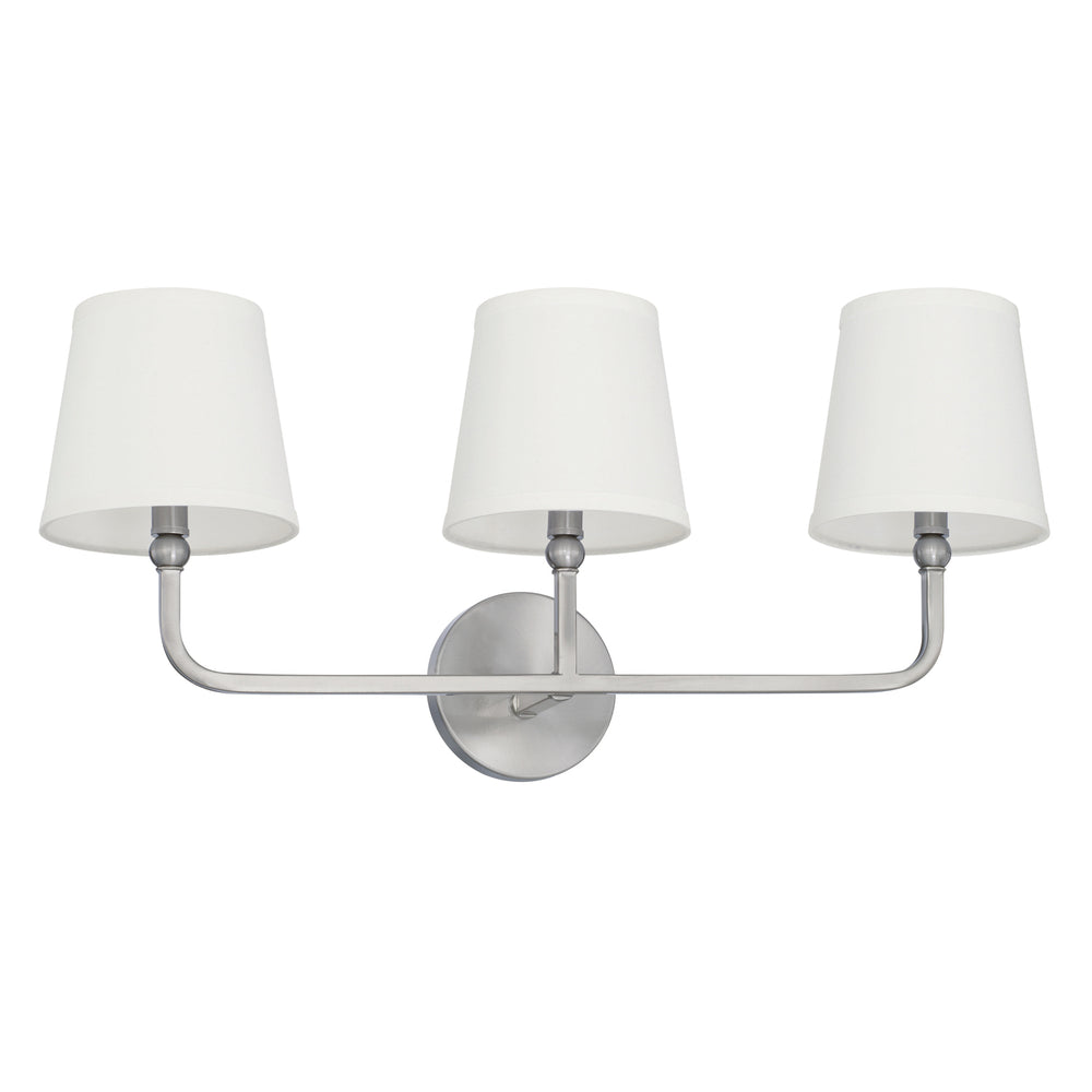 Capital Lighting - Three Light Vanity - Dawson - Brushed Nickel- Union Lighting Luminaires Decor
