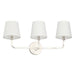 Capital Lighting - Three Light Vanity - Dawson - Polished Nickel- Union Lighting Luminaires Decor