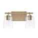 Capital Lighting - Two Light Vanity - Greyson - Aged Brass- Union Lighting Luminaires Decor