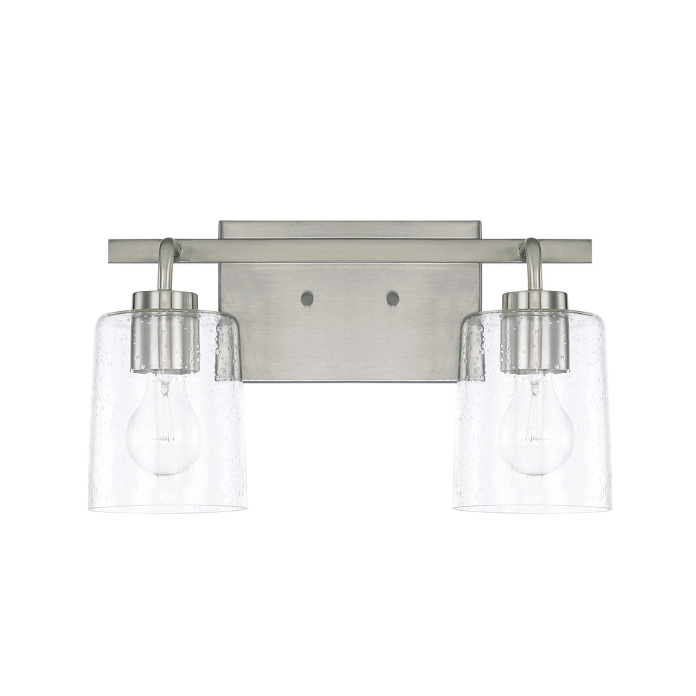 Capital Lighting - Two Light Vanity - Greyson - Brushed Nickel- Union Lighting Luminaires Decor
