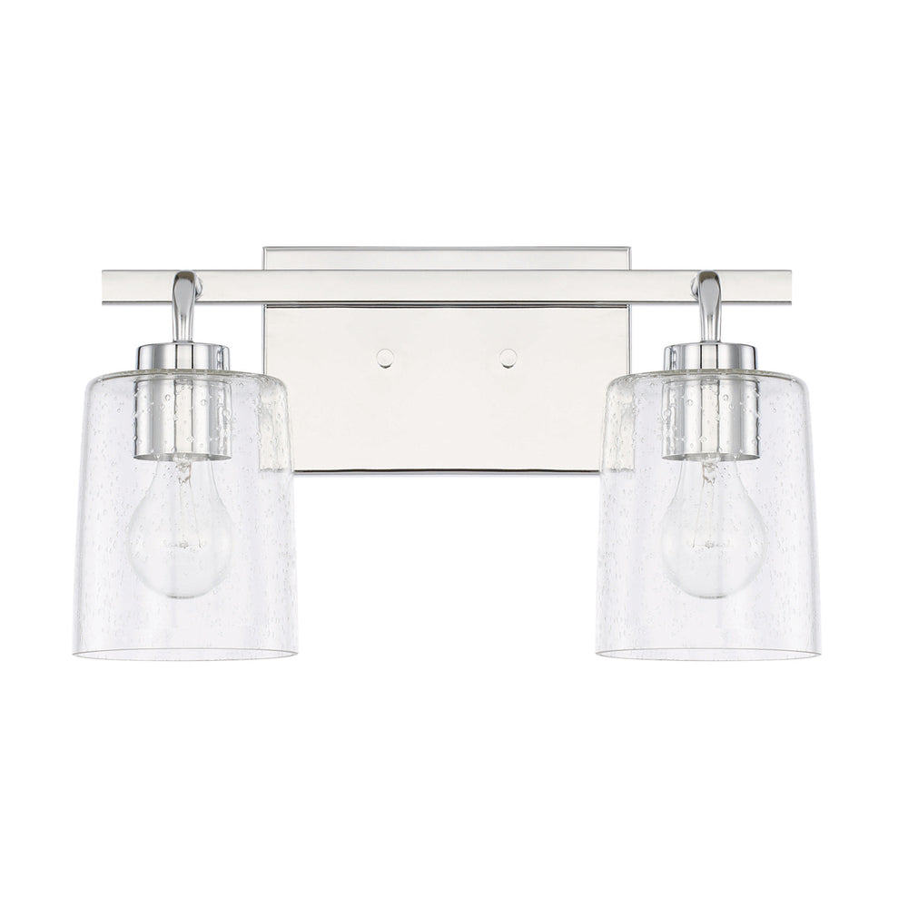 Capital Lighting - Two Light Vanity - Greyson - Chrome- Union Lighting Luminaires Decor