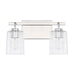 Capital Lighting - Two Light Vanity - Greyson - Chrome- Union Lighting Luminaires Decor