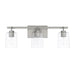 Capital Lighting - Three Light Vanity - Greyson - Brushed Nickel- Union Lighting Luminaires Decor
