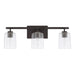 Capital Lighting - Three Light Vanity - Greyson - Bronze- Union Lighting Luminaires Decor