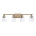 Capital Lighting - Four Light Vanity - Greyson - Aged Brass- Union Lighting Luminaires Decor