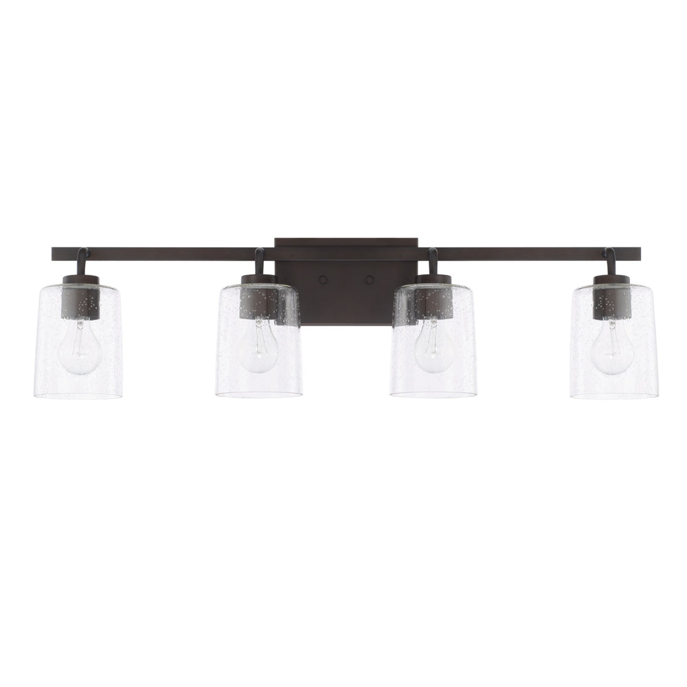 Capital Lighting - Four Light Vanity - Greyson - Bronze- Union Lighting Luminaires Decor