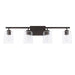 Capital Lighting - Four Light Vanity - Greyson - Bronze- Union Lighting Luminaires Decor