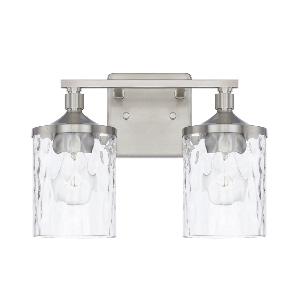 Capital Lighting - Two Light Vanity - Colton - Brushed Nickel- Union Lighting Luminaires Decor