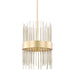Capital Lighting - Four Light Pendant - Lena - Fire and Ice- Union Lighting Luminaires Decor