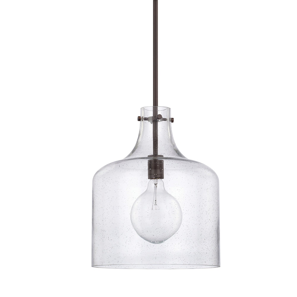 Capital Lighting - One Light Pendant - Crawford - Bronze- Union Lighting Luminaires Decor