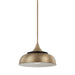 Capital Lighting - One Light Pendant - Max - Brass and Onyx- Union Lighting Luminaires Decor