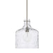 Capital Lighting - One Light Pendant - Crawford - Brushed Nickel- Union Lighting Luminaires Decor