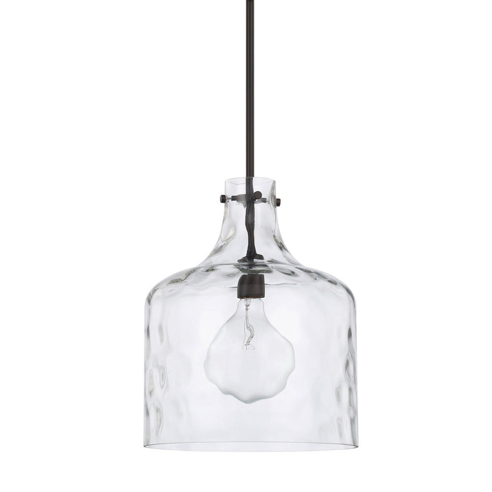 Capital Lighting - One Light Pendant - Crawford - Bronze- Union Lighting Luminaires Decor