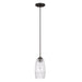Capital Lighting - One Light Pendant - Casper - Black Iron- Union Lighting Luminaires Decor