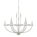 Capital Lighting - 12 Light Chandelier - Greyson - Brushed Nickel- Union Lighting Luminaires Decor