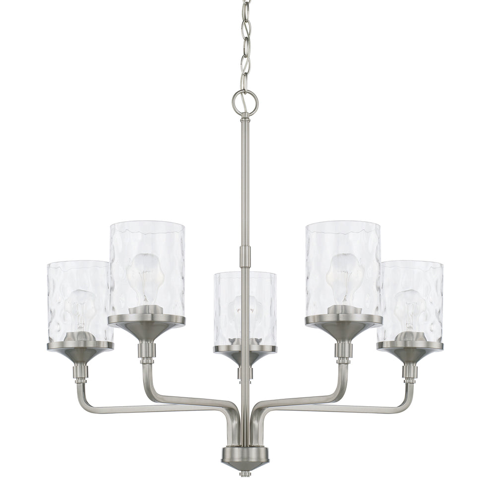 Capital Lighting - Five Light Chandelier - Colton - Brushed Nickel- Union Lighting Luminaires Decor