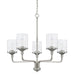 Capital Lighting - Five Light Chandelier - Colton - Brushed Nickel- Union Lighting Luminaires Decor