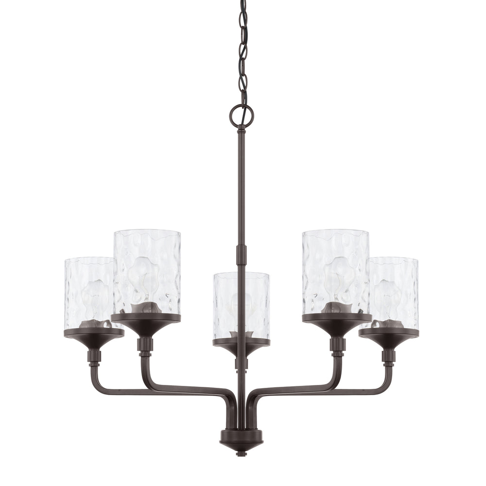Capital Lighting - Five Light Chandelier - Colton - Bronze- Union Lighting Luminaires Decor