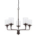 Capital Lighting - Five Light Chandelier - Colton - Bronze- Union Lighting Luminaires Decor