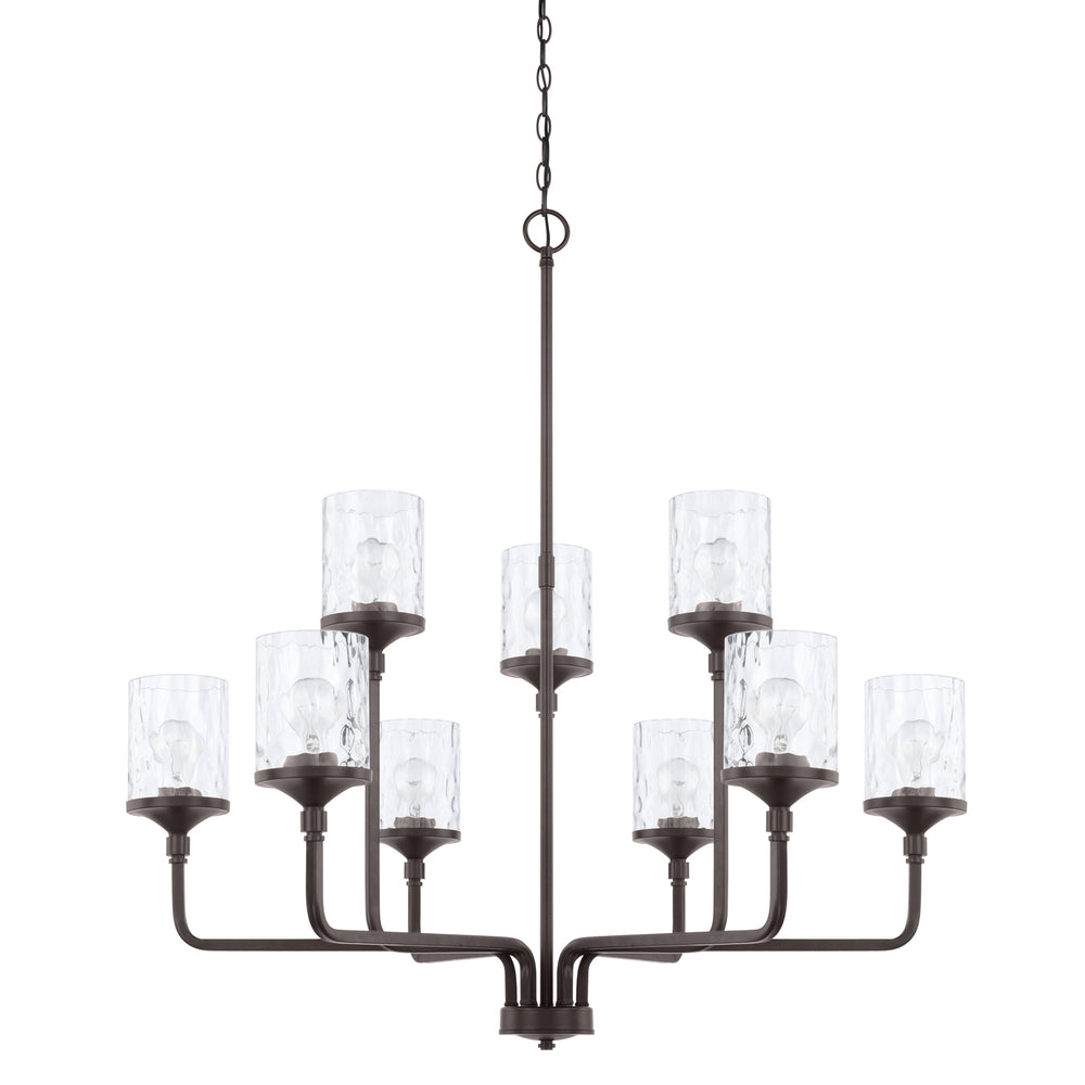 Capital Lighting - Nine Light Chandelier - Colton - Bronze- Union Lighting Luminaires Decor