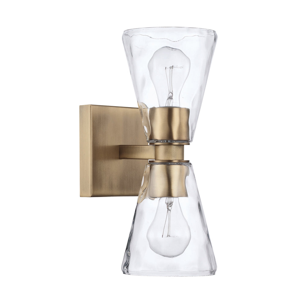Capital Lighting - Two Light Wall Sconce - Lyra - Aged Brass- Union Lighting Luminaires Decor