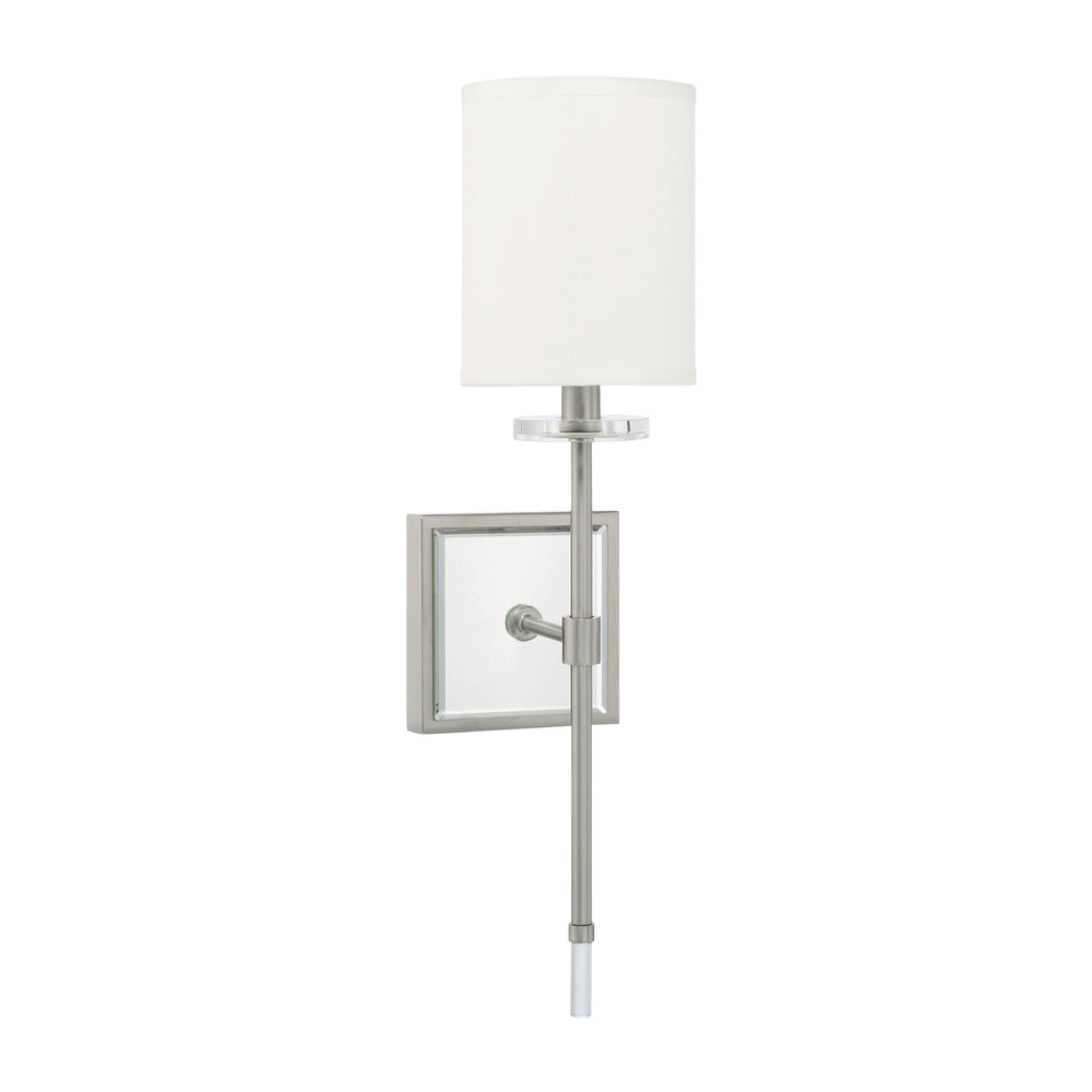 Capital Lighting - One Light Wall Sconce - Edin - Brushed Nickel- Union Lighting Luminaires Decor