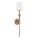 Capital Lighting - One Light Wall Sconce - Amelia - Aged Brass- Union Lighting Luminaires Decor