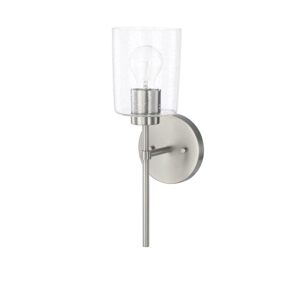 Capital Lighting - One Light Wall Sconce - Greyson - Brushed Nickel- Union Lighting Luminaires Decor