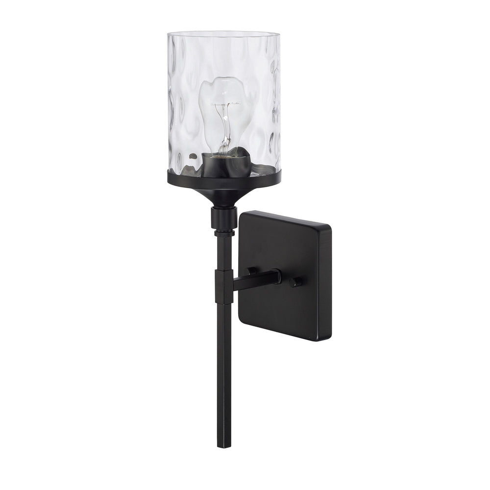 Capital Lighting - One Light Wall Sconce - Colton - Matte Black- Union Lighting Luminaires Decor