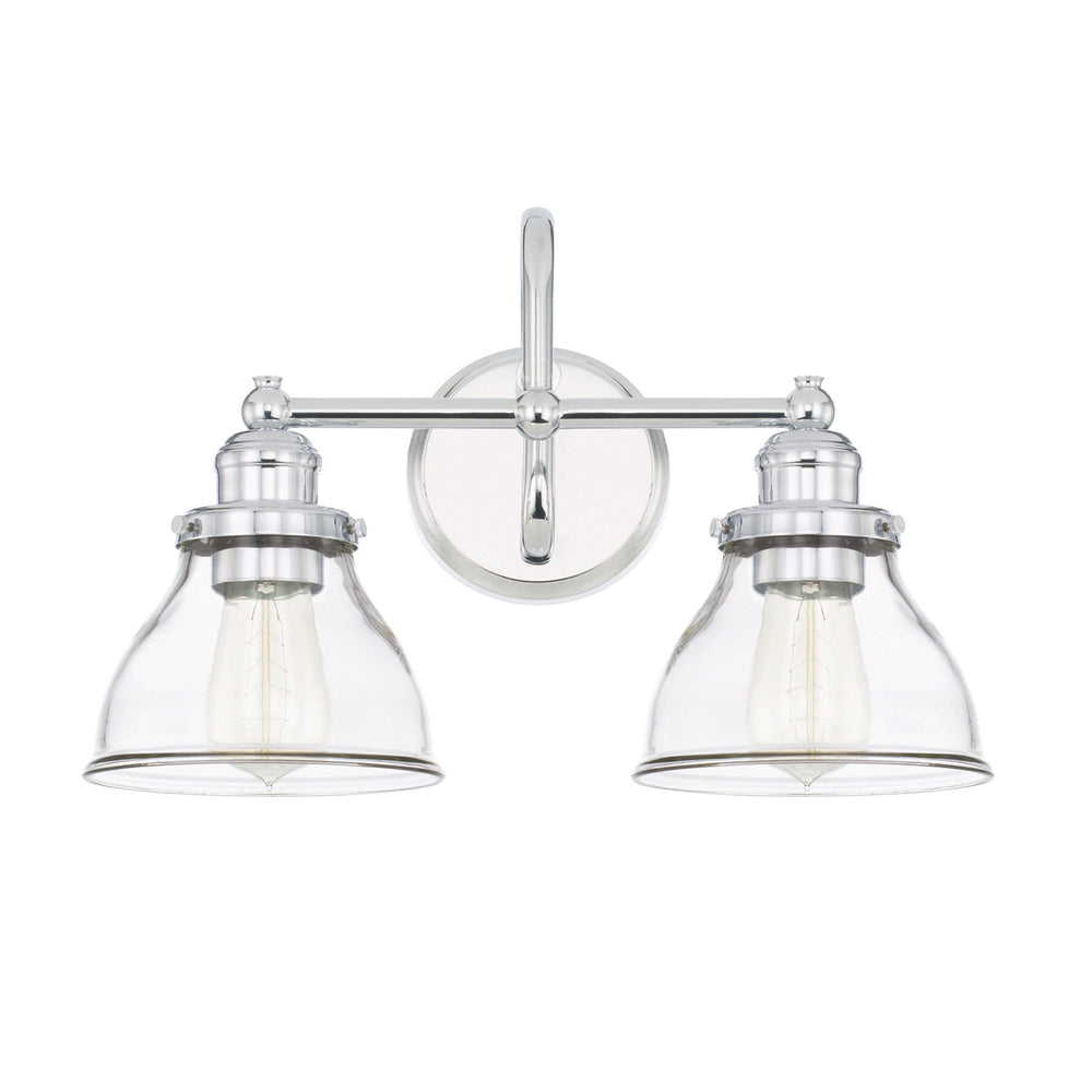Capital Lighting - Two Light Vanity - Baxter - Chrome- Union Lighting Luminaires Decor